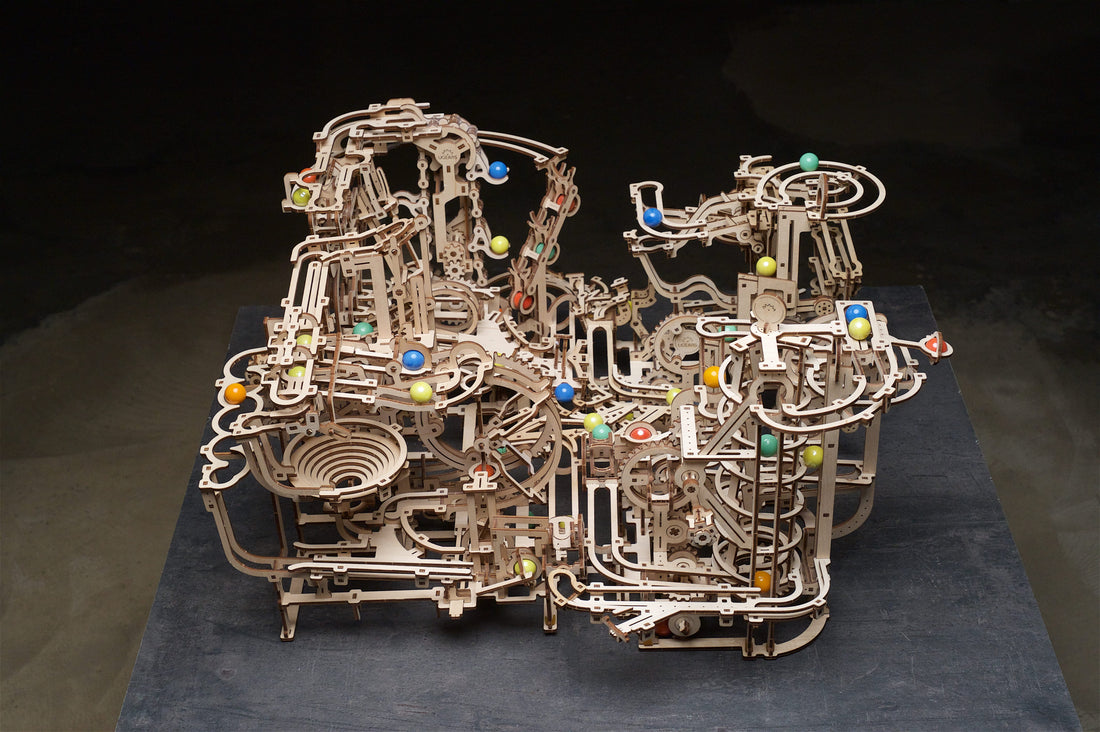 Discover the marvellous world of Ugears Marble Run toy models!