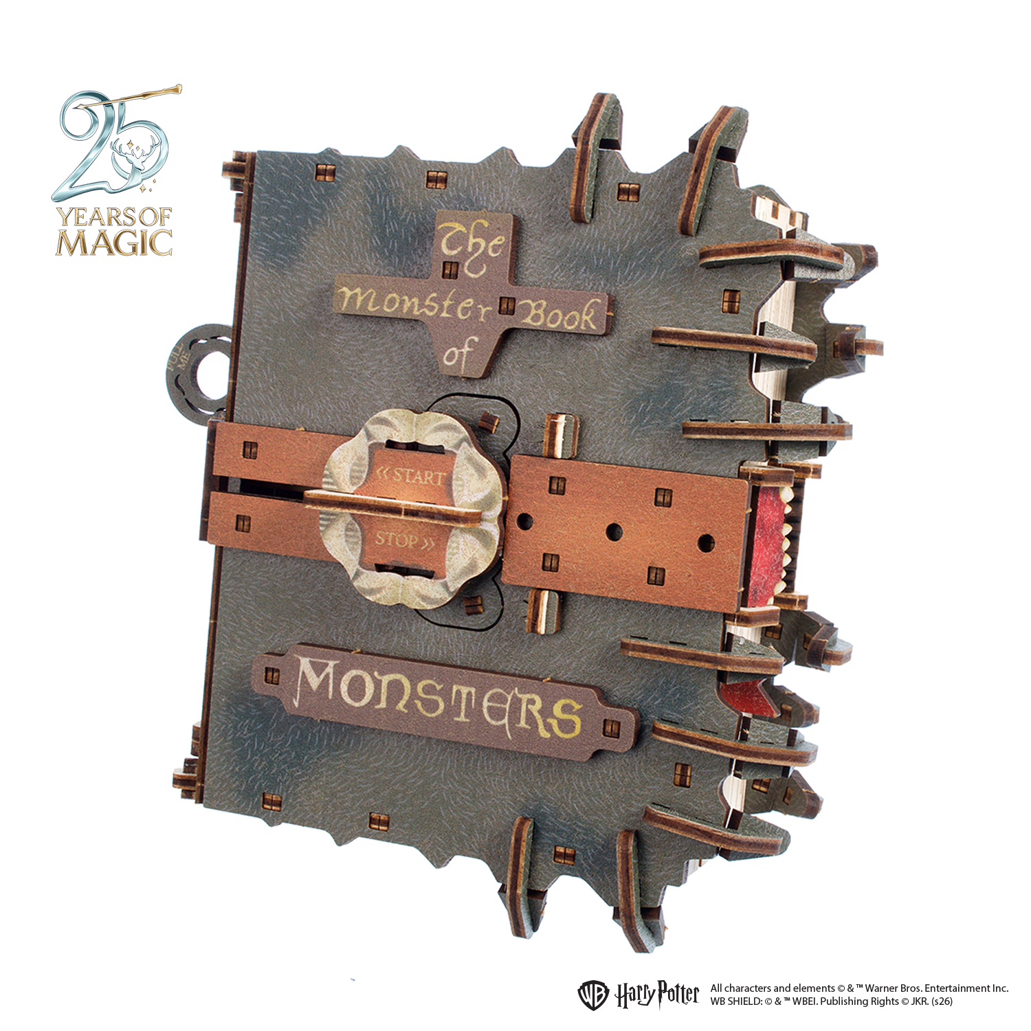 book of monsters harry potter Wooden Puzzles for adults 3D, Mechanical 3D puzzle for adults to build The Monster Book of Monsters Ugears