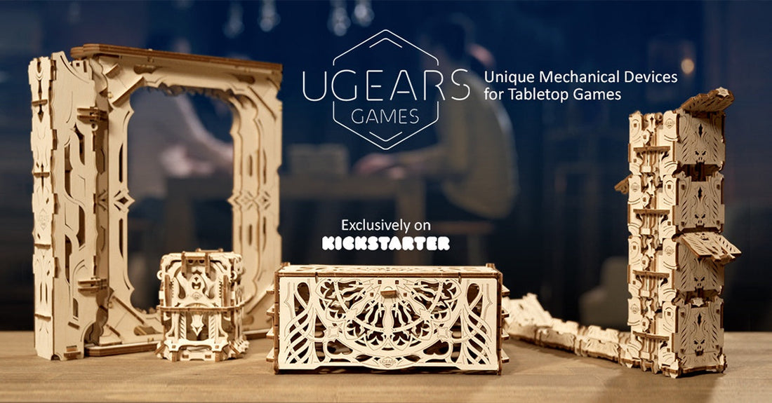 Ugears Presents Unique Mechanical Devices for Tabletop Games