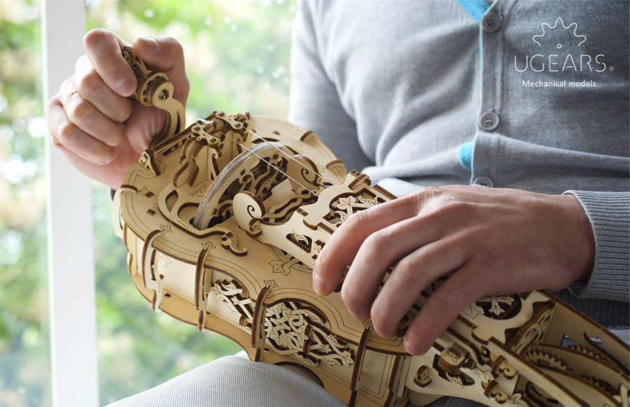 The Ugears Hurdy-Gurdy: inspired by medieval craftsmen & engineered with love for music