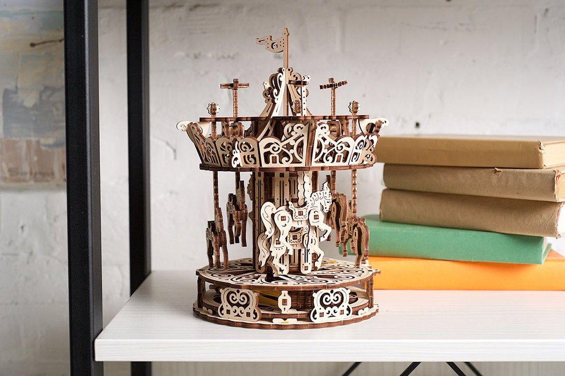 Round and round it goes. Introducing UGEARS new Globe, Carousel, and Mars Buggy