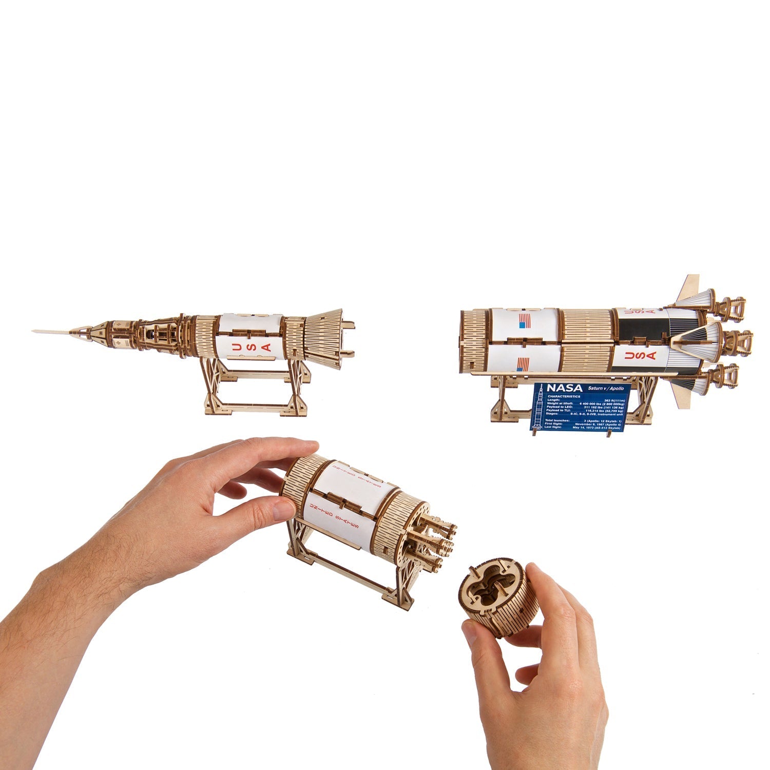 NASA SATURN V プラモデル 1/72 未組立 NASA Saturn V