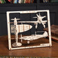 Puzzle 2,5D Avion de chasse