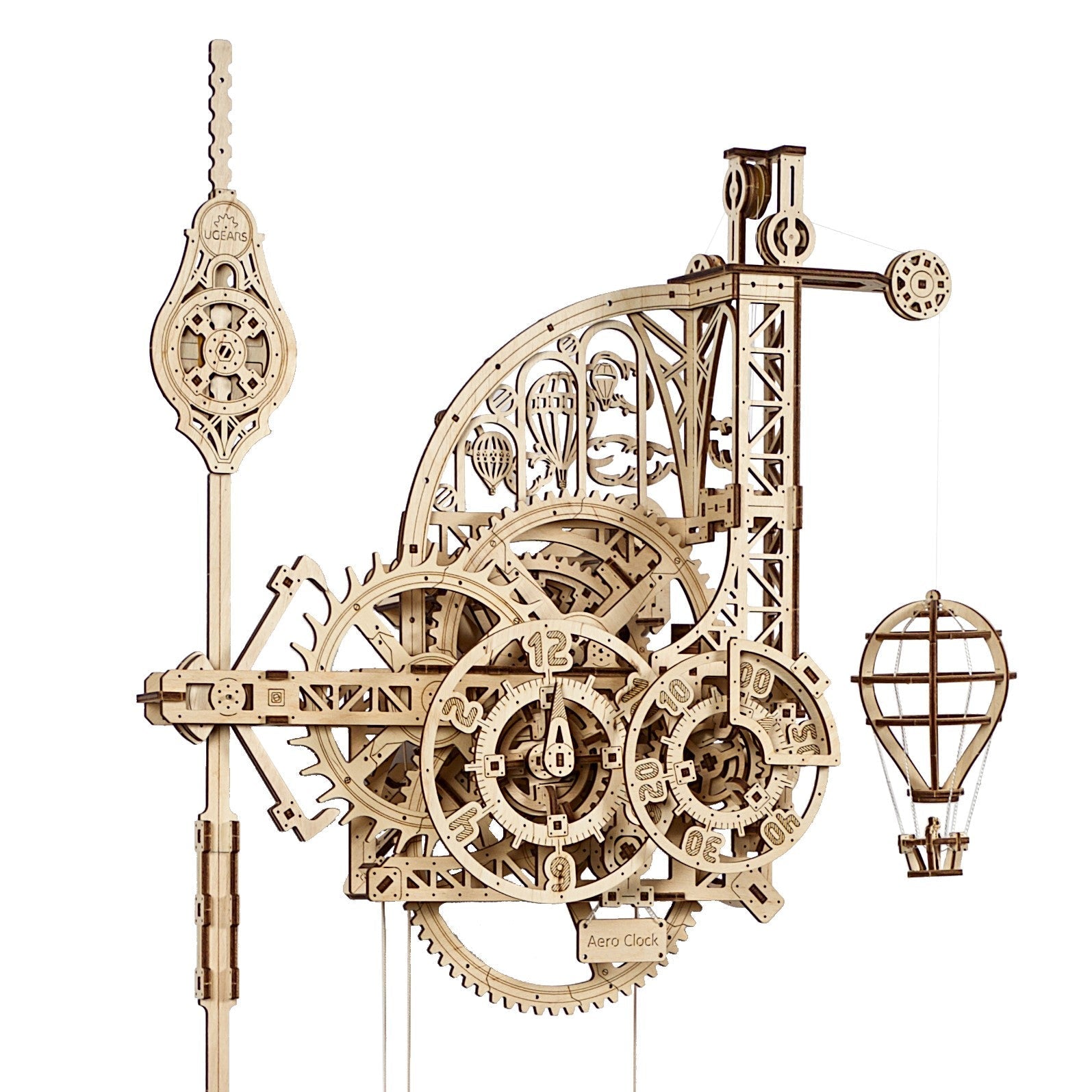 Aero Clock Wall Clock with Pendulum
