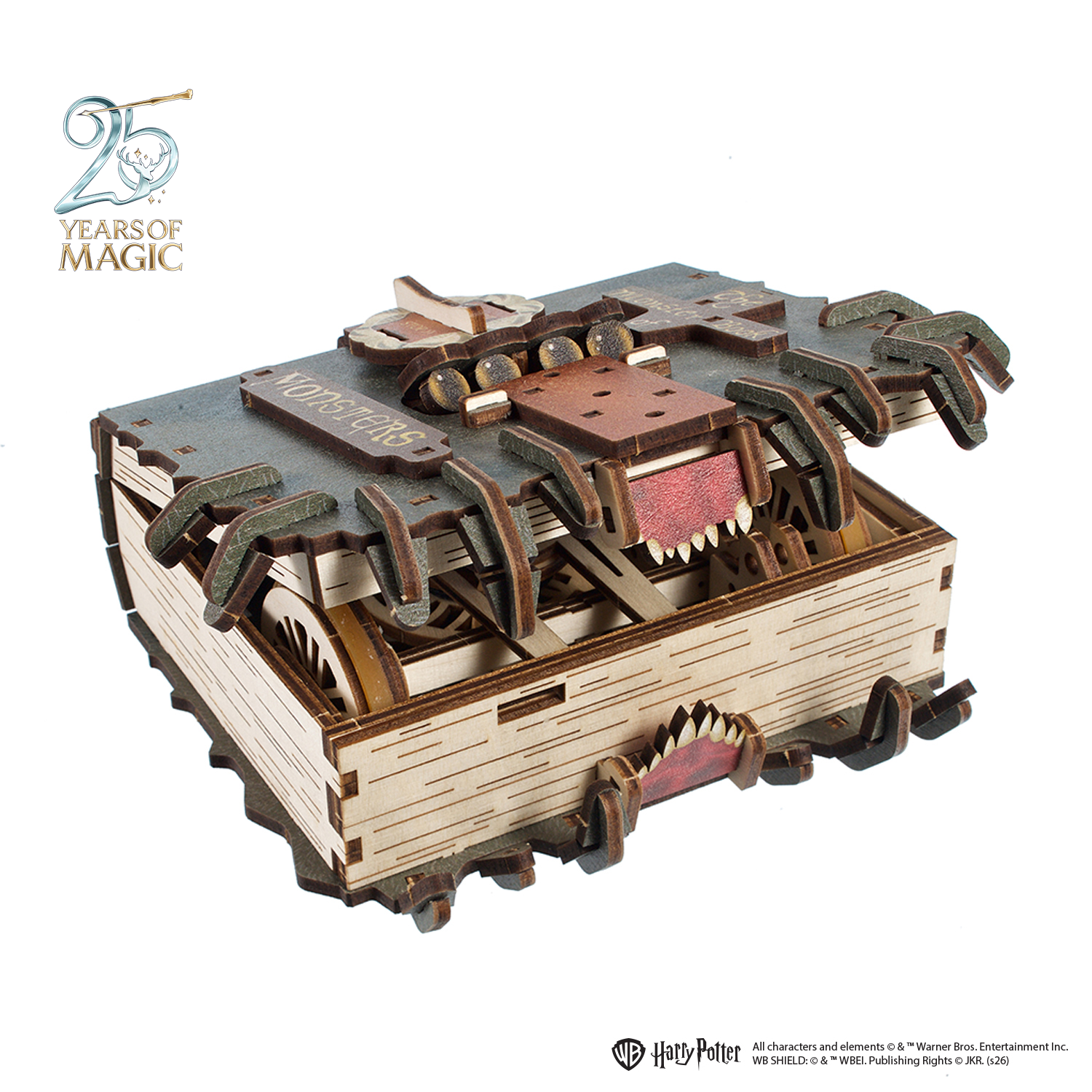 book of monsters harry potter Wooden Puzzles for adults 3D, Mechanical 3D puzzle for adults to build The Monster Book of Monsters Ugears