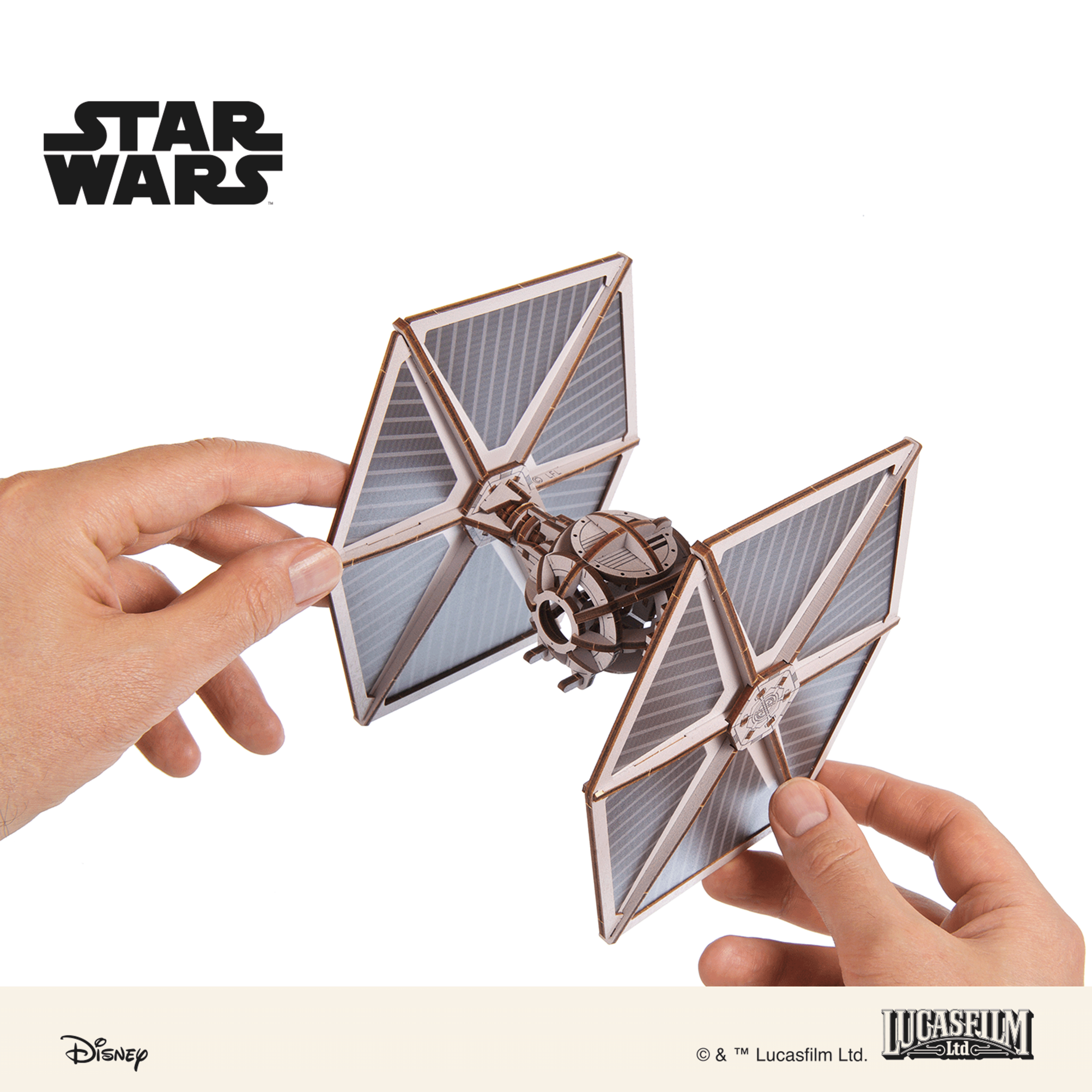 tie fighter with three wings