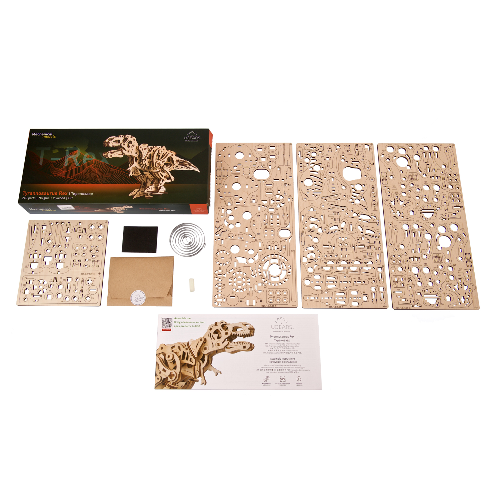 UGEARS TYRANNOSAURUS REX T-rex model kit Classic 3D puzzle Mechanical Movement EUR 19,99 UGEARS TYRANNOSAURUS REX T-rex model kit Classic 3D puzzle Mechanical Movement EUR 19,99