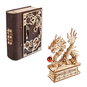 Libro de Secretos+Dragón de Madera