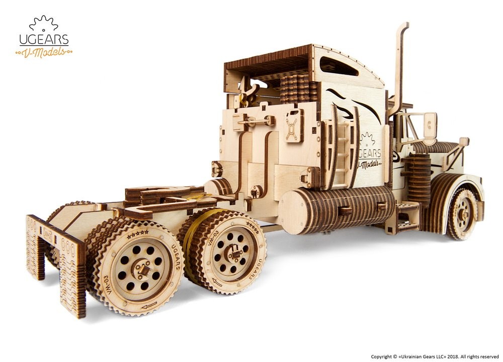 UGears Heavy Boy Truck VM-03 mechanical wooden model KIT 3D puzzle Assembly